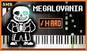 Sans Undertale Megalovania Piano Tiles related image