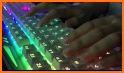 cool blue typing fast keyboard related image