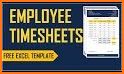 Green Timesheet - shift work log and payroll app related image