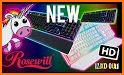 Neon Lighting Keyboard related image