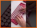 Stylish Girl Keyboard Background related image
