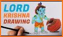 Lord Krishna Coloring Book related image