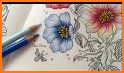 Flower Coloring Book, Flower Color By Number related image