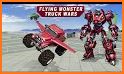 Flying Monster Truck Driving: Robot Transform Game related image