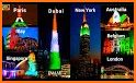 India Independence Day Strickers, Flag face & DP related image