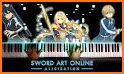 Sword Art Online Piano Tiles Anime related image