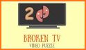 Video Puzzles: Broken TV related image