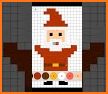 Pixel Art Master : color by number related image