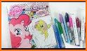 Cute Little Pony Coloring Book related image