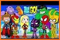 teen coloring titans go game book related image
