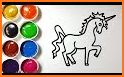 Unicorn Coloring Book Kids Game related image