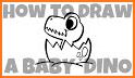 How to Draw Cartoon Dinosaurs Step by Step related image