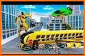 Flying Bus Robot Transform War: Robot Hero Game related image