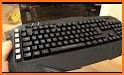 Cool Black Violet Keyboard related image