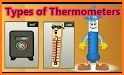 Thermometer for winter and summer related image