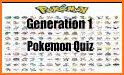 Quiz for Pokemon I generation 1 related image