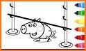 coloring peppa pig game related image