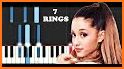 7 rings by Ariana Grande Piano Tiles related image