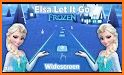 Let it Go - Elsa Piano Tiles Game related image