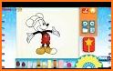 Coloring Mickey Cartoon Book Mouse Game related image