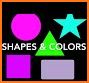 Smart shapes and colors. Kids learning game 1 year related image