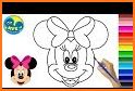 Mickey Craft 3D Coloring Book by Number related image