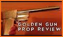 3D Golden Gun Bullet Gravity Theme related image