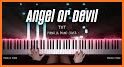 Angel Devil Hearts Keyboard Background related image