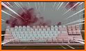 Pink Floral Sakura Keyboard Theme related image
