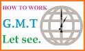 Global World clock-All countries time zones related image