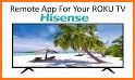Hisense Remote Control - Roku TV related image