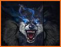 Dark Wolf Eye Launcher Theme related image
