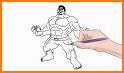 How To Draw Hulk - Step By Step Easy related image