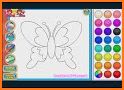 butterfly Coloring Game related image