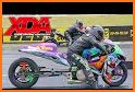 Coloring Motorcycle Drag Sport related image