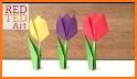 Flower Wallpaper Tulip Pattern Theme related image