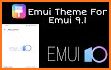 Aura Blue Dark EMUI 10 Theme for Huawei/Honor related image