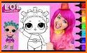 Coloring Surprise Dolls lol Page Paints For Kids related image