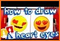How to draw emoji step by step. Drawing lessons related image