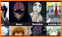 Anime Mask Man Keyboard Background related image