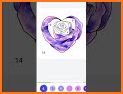 Rose color by number: Coloring games offline related image