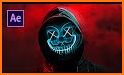 Neon Mask Wallpaper Parallax related image