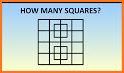 Squares puzzle related image