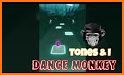 Dance Monkey - Tones And I Magic Rhythm Tiles EDM related image