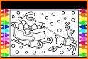 Coloring Christmas and Santa related image