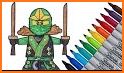 How to color ninjago LEGO related image