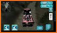 Off-Road Gold Transport Trailer Trucker 3D related image