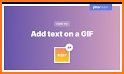 Gifda - Add text to popular Gifs related image