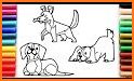 Puppy Super Dog Coloring Book - Animated related image