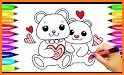 Teddy Bear Coloring Book Game related image